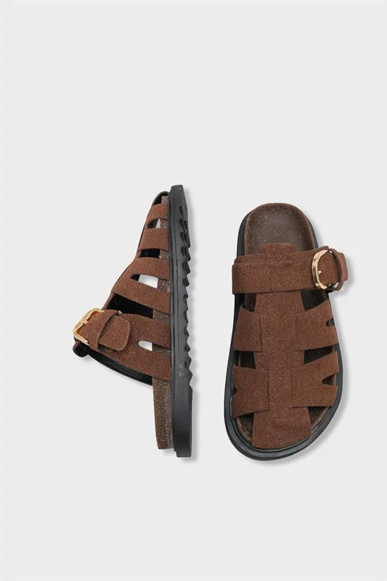 Capone Outfitters 1007 Women Brown Sandal