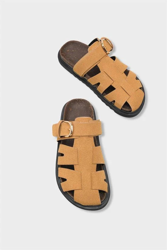 Capone Outfitters 1007 Women Brown Sandal