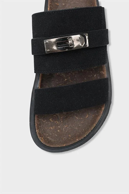 Capone Outfitters 1010 Women Black Sandal