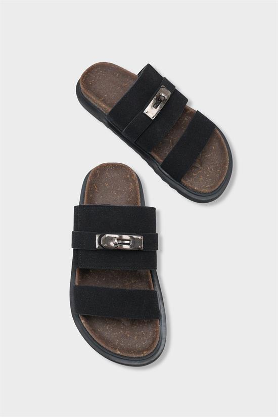Capone Outfitters 1010 Women Black Sandal
