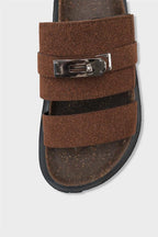 Capone Outfitters 1010 Women Black Sandal