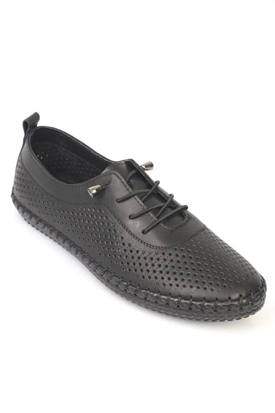 Capone Rubia Genuine Leather Soft Comfort Sole Women White Ballet Flat
