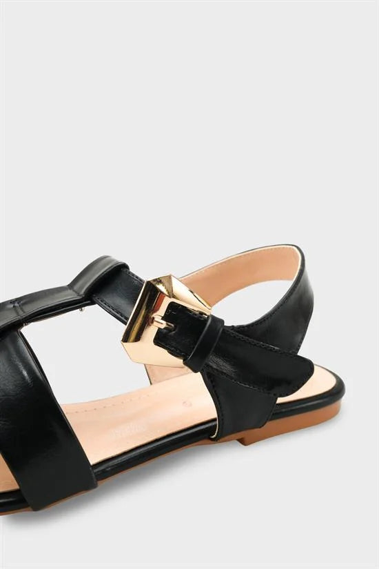 Capone Outfitters 1105 ženske crne baletanke