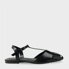 Capone Outfitters 1110 ženske crne balerinke