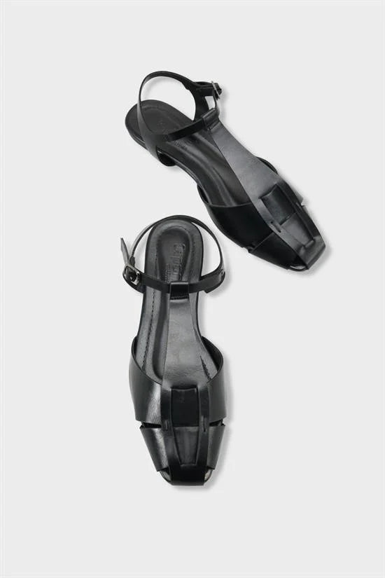 Capone Outfitters 1110 ženske crne balerinke
