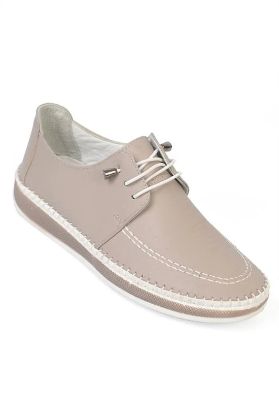 Capone Michele Genuine Leather Soft Comfort Sole Women White Ballet Flat