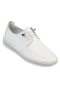 Capone Michele Genuine Leather Soft Comfort Sole Women White Ballet Flat