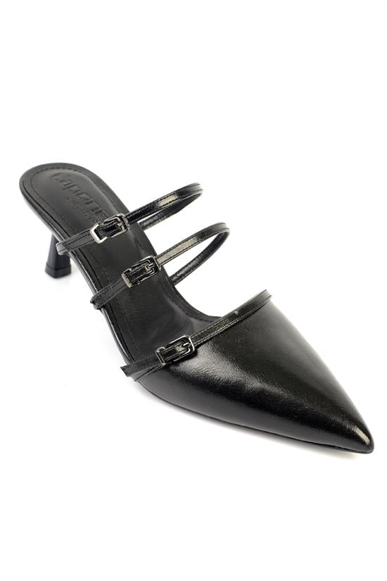Capone Outfitters 1710 Women Black Sandal