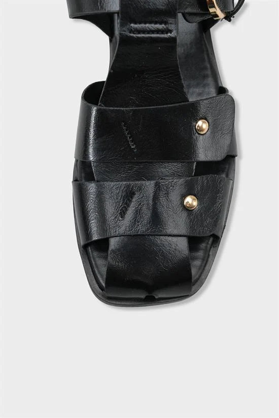 Capone Outfitters 2000 Women Black Sandal