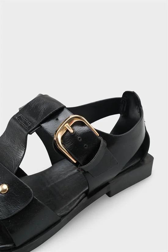 Capone Outfitters 2000 Women Black Sandal