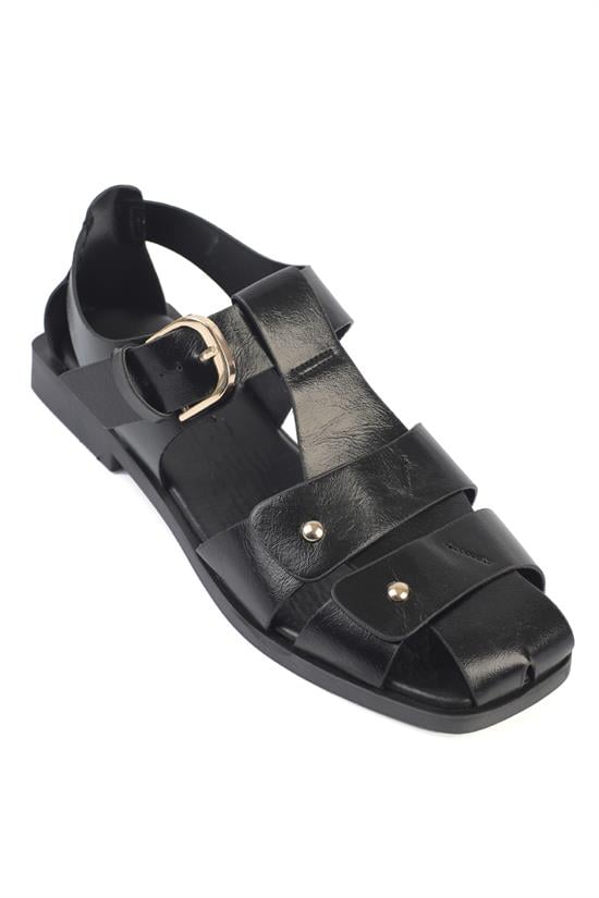 Capone Outfitters 2000 Women Black Sandal