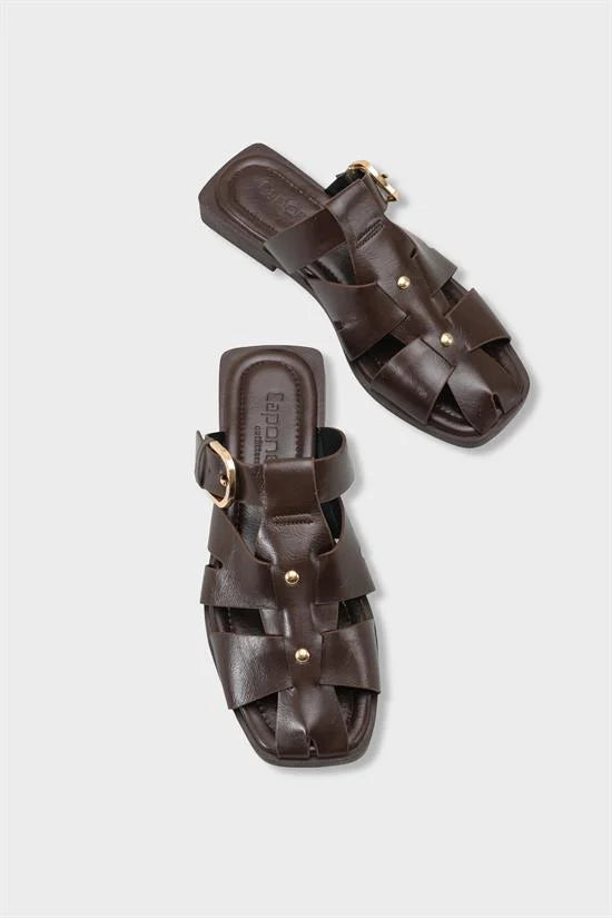 Capone Outfitters 2001 Women Black Sandal