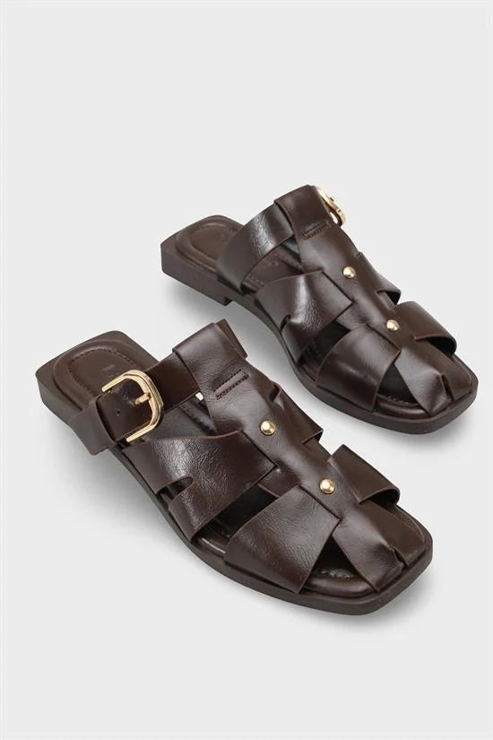 Capone Outfitters 2001 Women Black Sandal