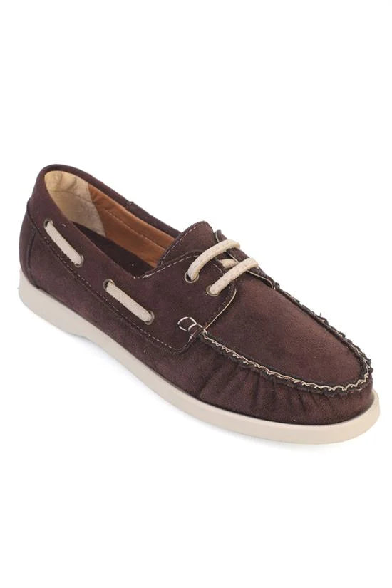 Capone Outfitters 2027Y Women Sued Brown Loafer