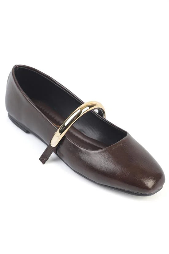 Capone Outfitters 2601 Women Beige Ballerina