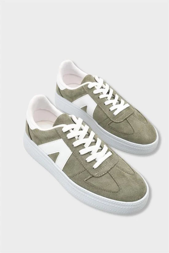 Capone Outfitters 2601 Women Sued Brown Sneaker