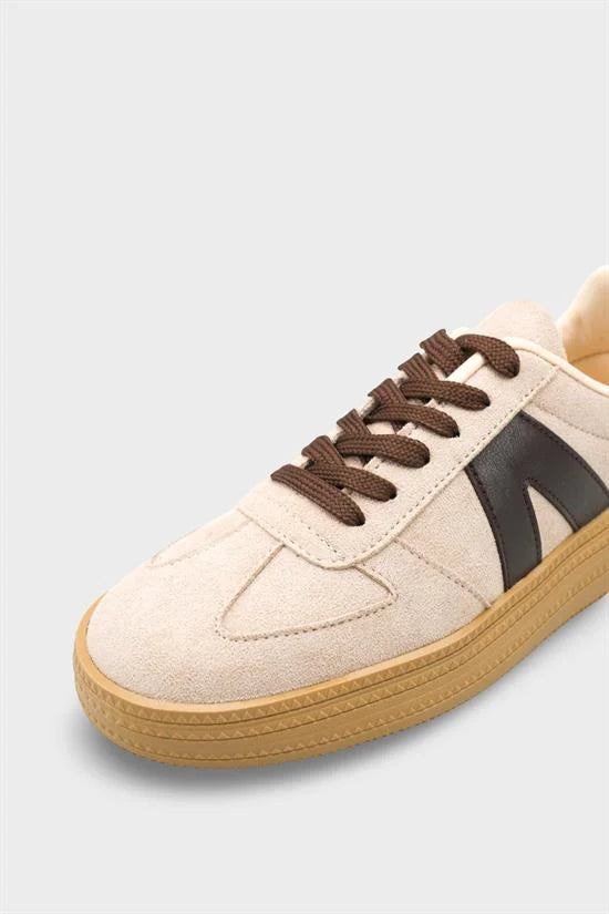 Capone Outfitters 2601 Women Sued Brown Sneaker