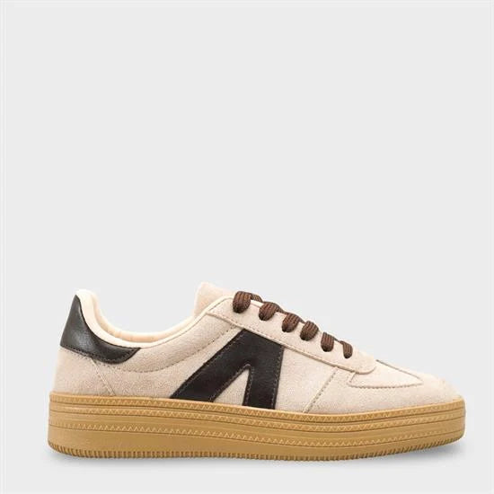 Capone Outfitters 2601 Women Sued Brown Sneaker