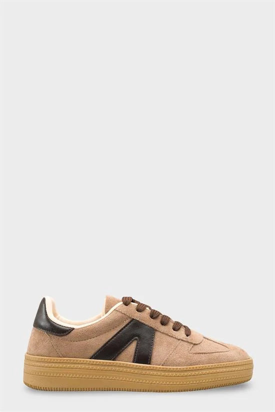 Capone Outfitters 2601 Women Sued Brown Sneaker