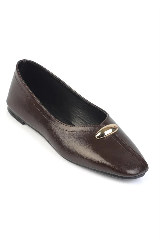 Capone Outfitters 2602 Women Beige Ballerina