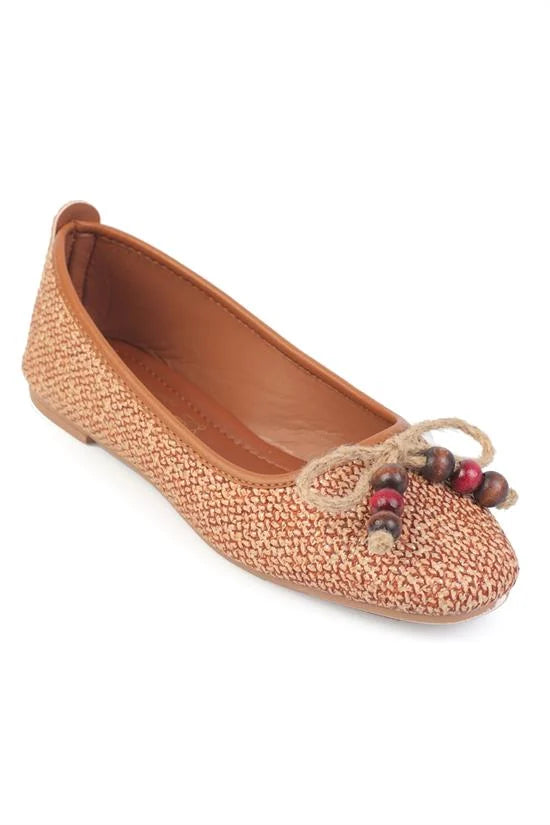 Capone Outfitters 2605 Women Beige Ballerina