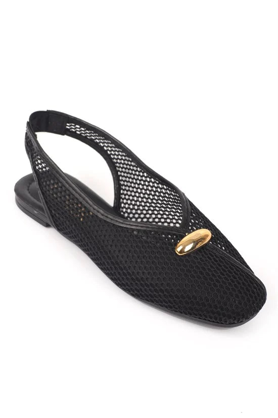 Capone Outfitters 2607 Women Brown Ballerina