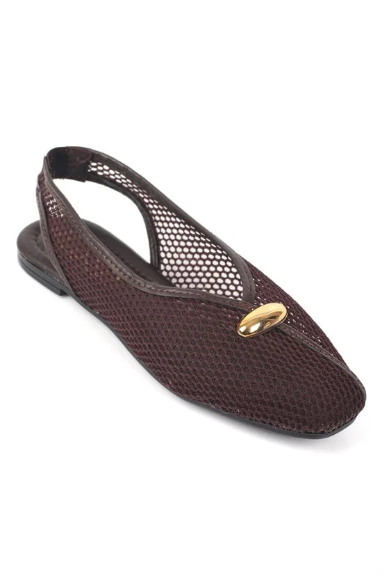 Capone Outfitters 2607 ženske crne balerinke