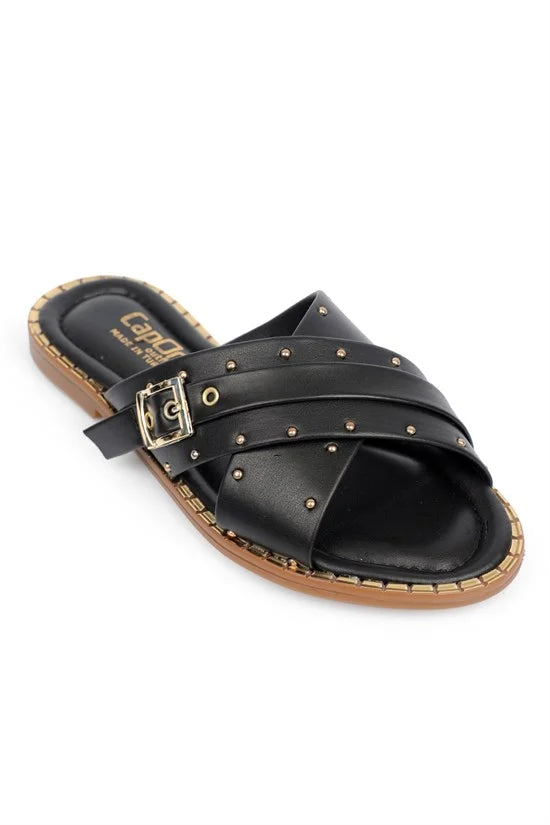Capone Outfitters 2640 Women Beige Sandal