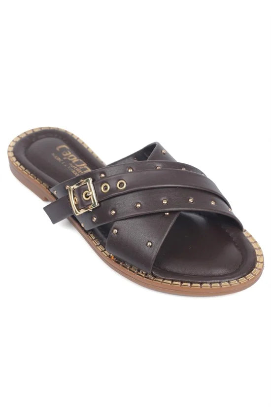 Capone Outfitters 2640 Women Beige Sandal
