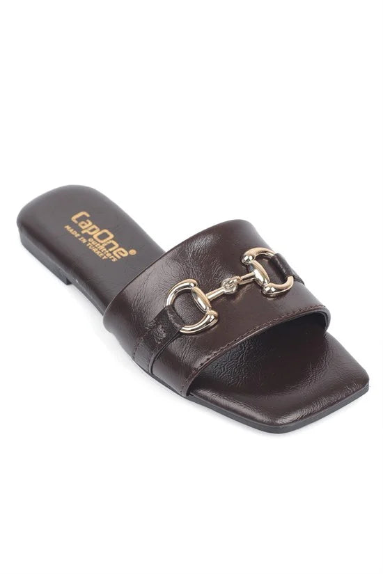 Capone Outfitters 2642 Women Brown Sandal