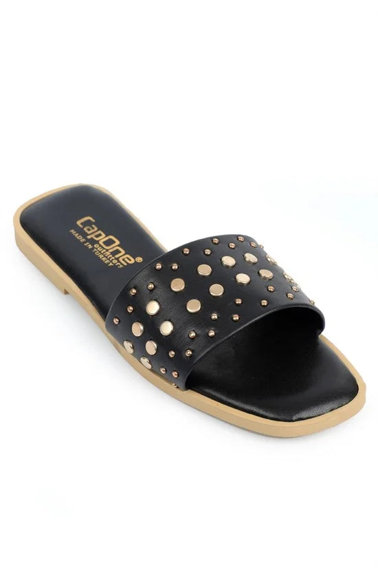 Capone Outfitters 2644 Women White Sandal