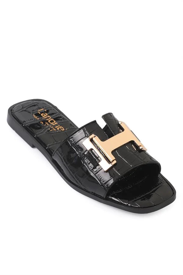 Capone Outfitters 2914 Ženska crna sandala
