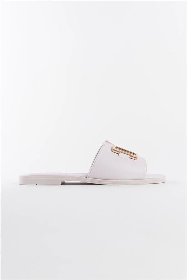 Capone Outfitters 2914 Ženske bijele sandale