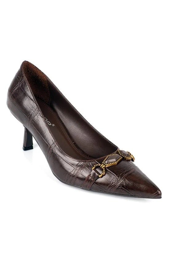 Capone Outfitters 4801 Women Black Heeled