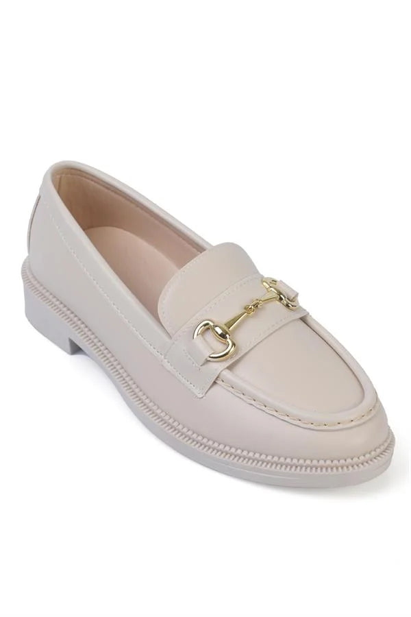 Capone Outfitters 504 Women Beige Loafer