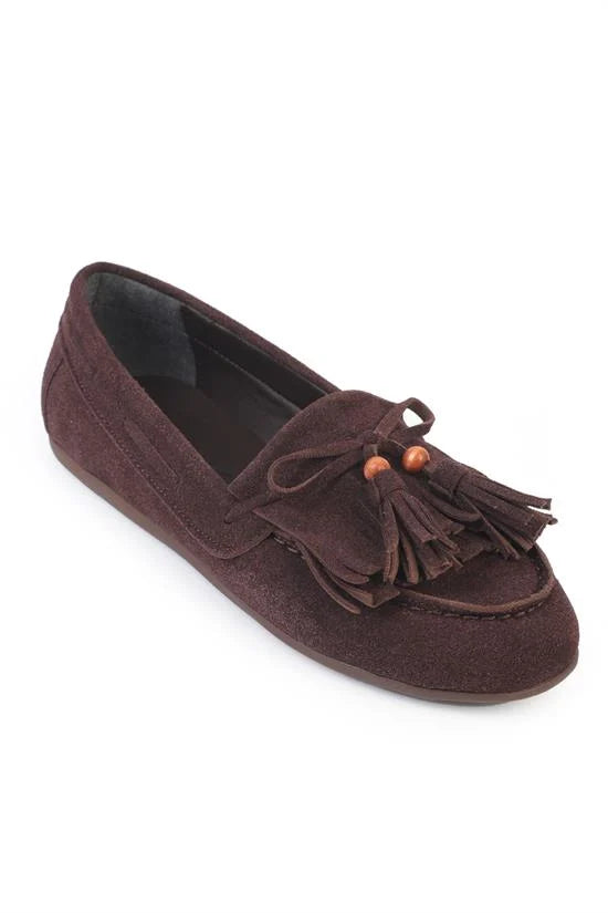 Capone Outfitters 710 Women Sued Beige Loafer