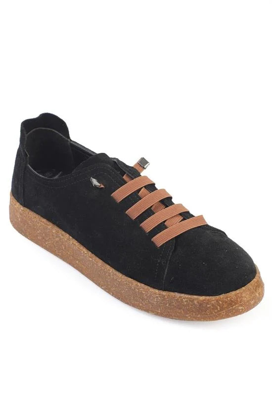 Capone Matelda Genuine Leather Suede Sneaker