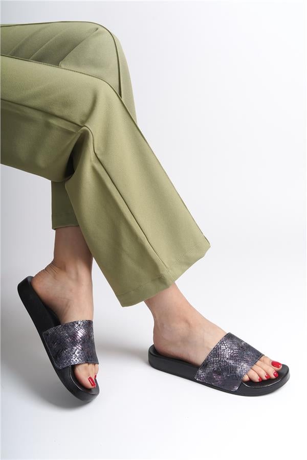 Capone Outfitters 901201 Women Anthracite Grey Sandal