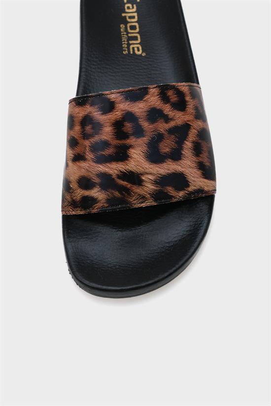 Capone Outfitters 901201 Women Leopard Sandal