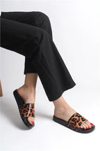 Capone Outfitters 901201 Women Leopard Sandal