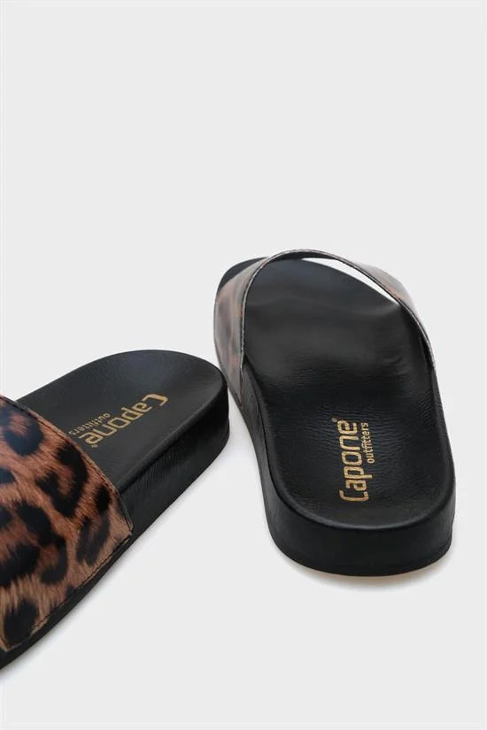 Capone Outfitters 901201 Women Leopard Sandal