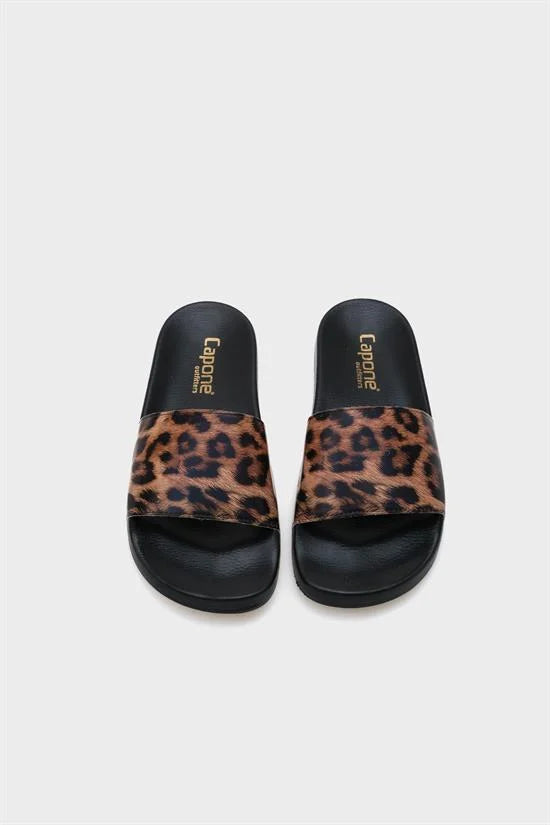 Capone Outfitters 901201 Women Leopard Sandal