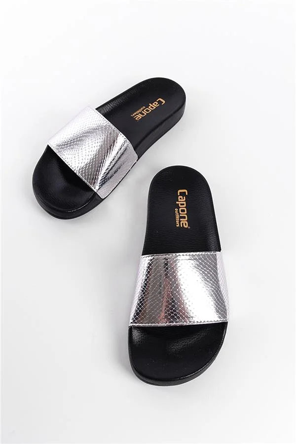 Capone Outfitters 901201 Women Silver Sandal