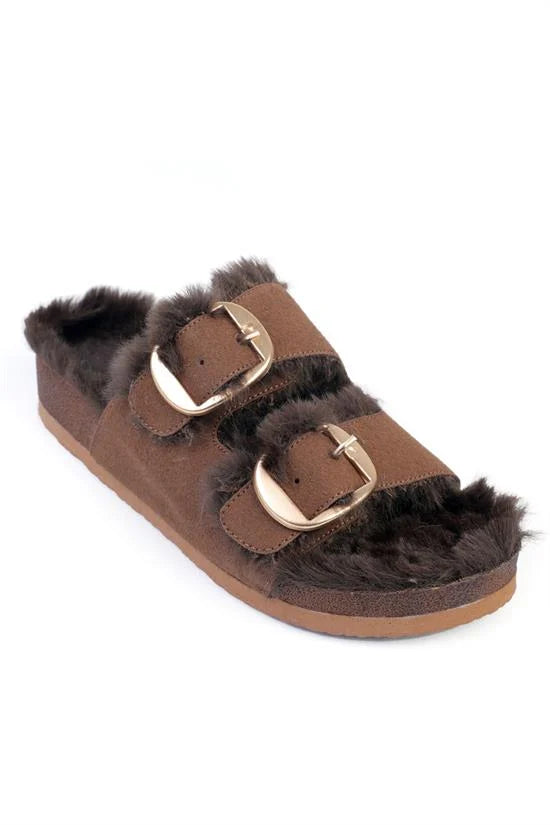 Capone Outfitters B105 Women Sued Tan Sandal
