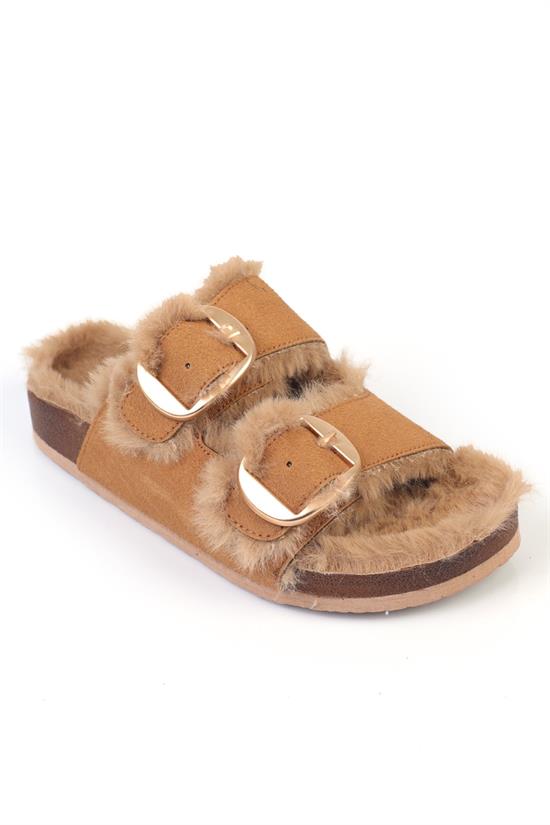 Capone Outfitters B105 Women Sued Tan Sandal