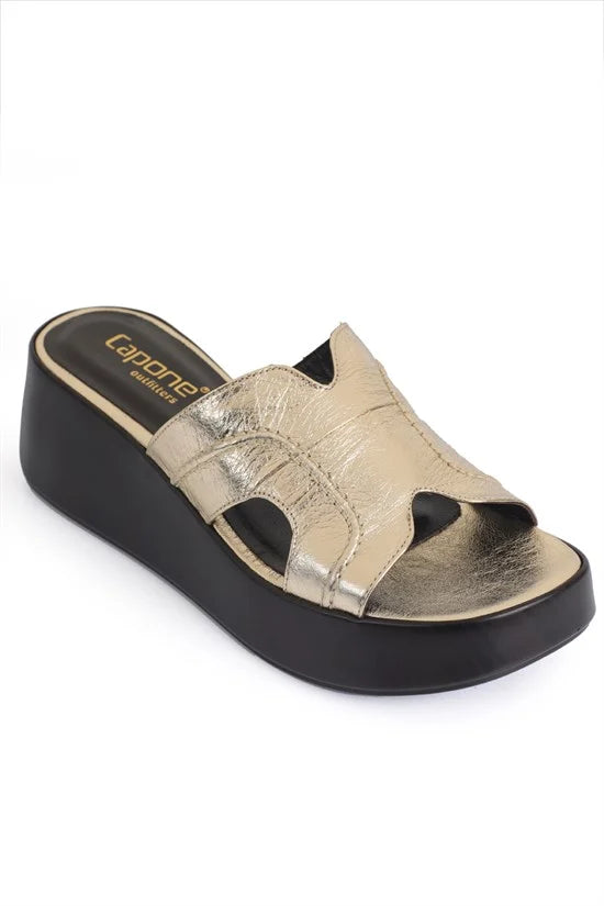 Capone Outfitters D102 Women Sued Mink Sandal