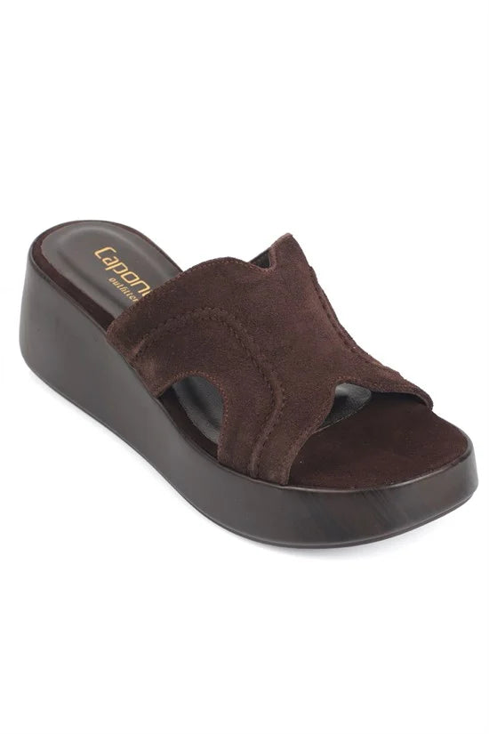 Capone Outfitters D102 Women Sued Mink Sandal