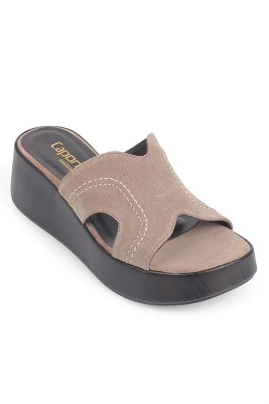 Capone Outfitters D102 Women Sued Mink Sandal