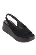 Capone Outfitters D103 Women Sued Black Sandal