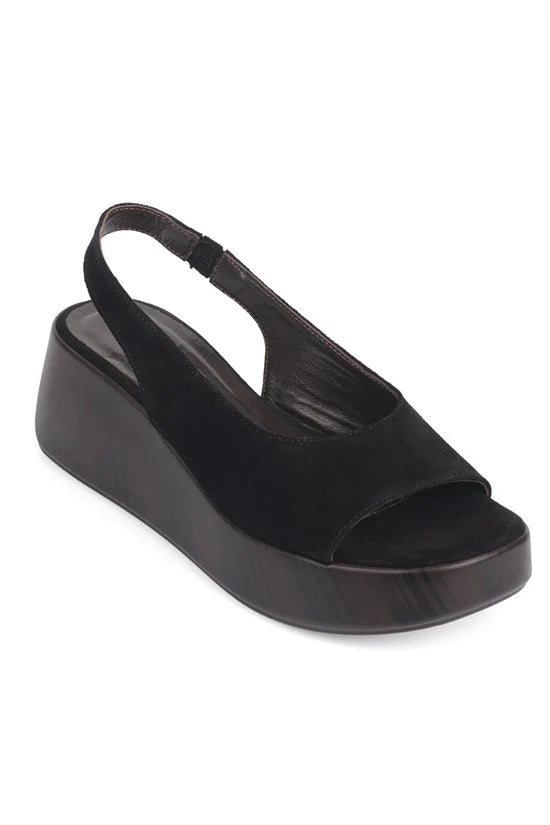 Capone Outfitters D103 Women Sued Black Sandal